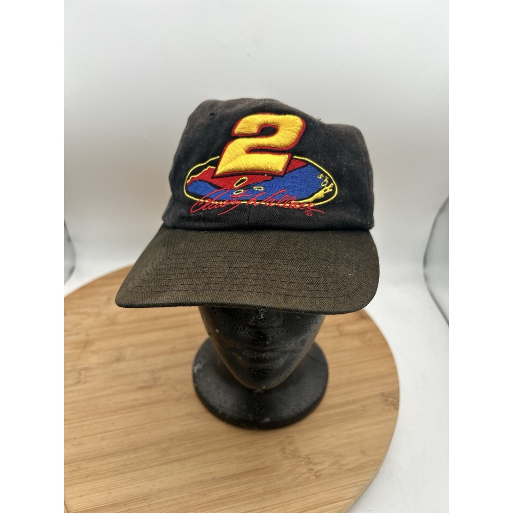 Vintage Nascar Nutmeg Racing #2‎ Rusty Wallace Miller Beer SnapBack Cap Hat